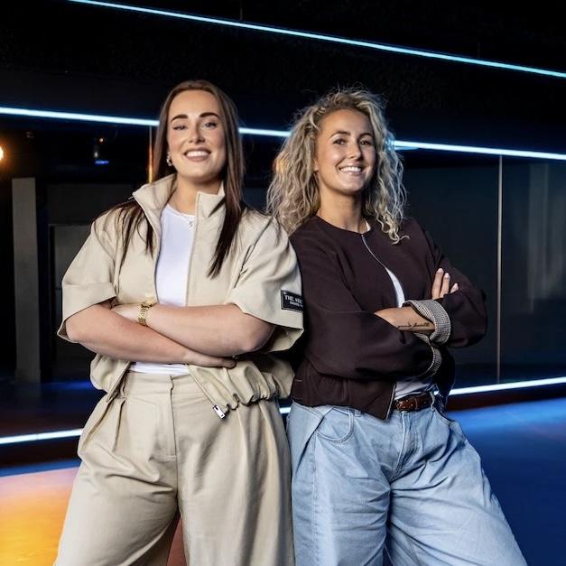 Carmen Koopman en Emma Saaltink, oprichters van NEXT Dance Studio